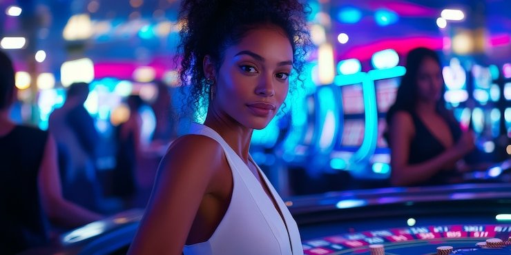 Layar permainan Sweet Bonanza di bar togel menampilkan simbol permen yang jatuh
